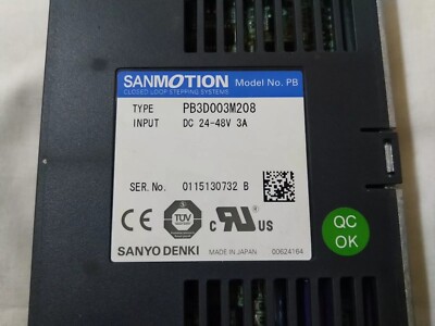 1PCS NEW SANYO DENKI Closed Loop Stepping Systems DC Input Driver PB3D003M208