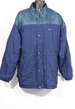 Vintage Nike Mens Jacket Large Blue Sports Coat  1990s 90s