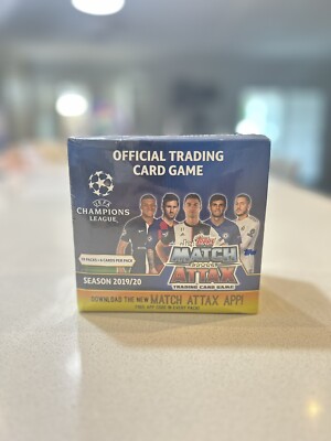 2019/20 Topps Match Attax Booster Box Champions League Soccer Factory  Sealed | eBay