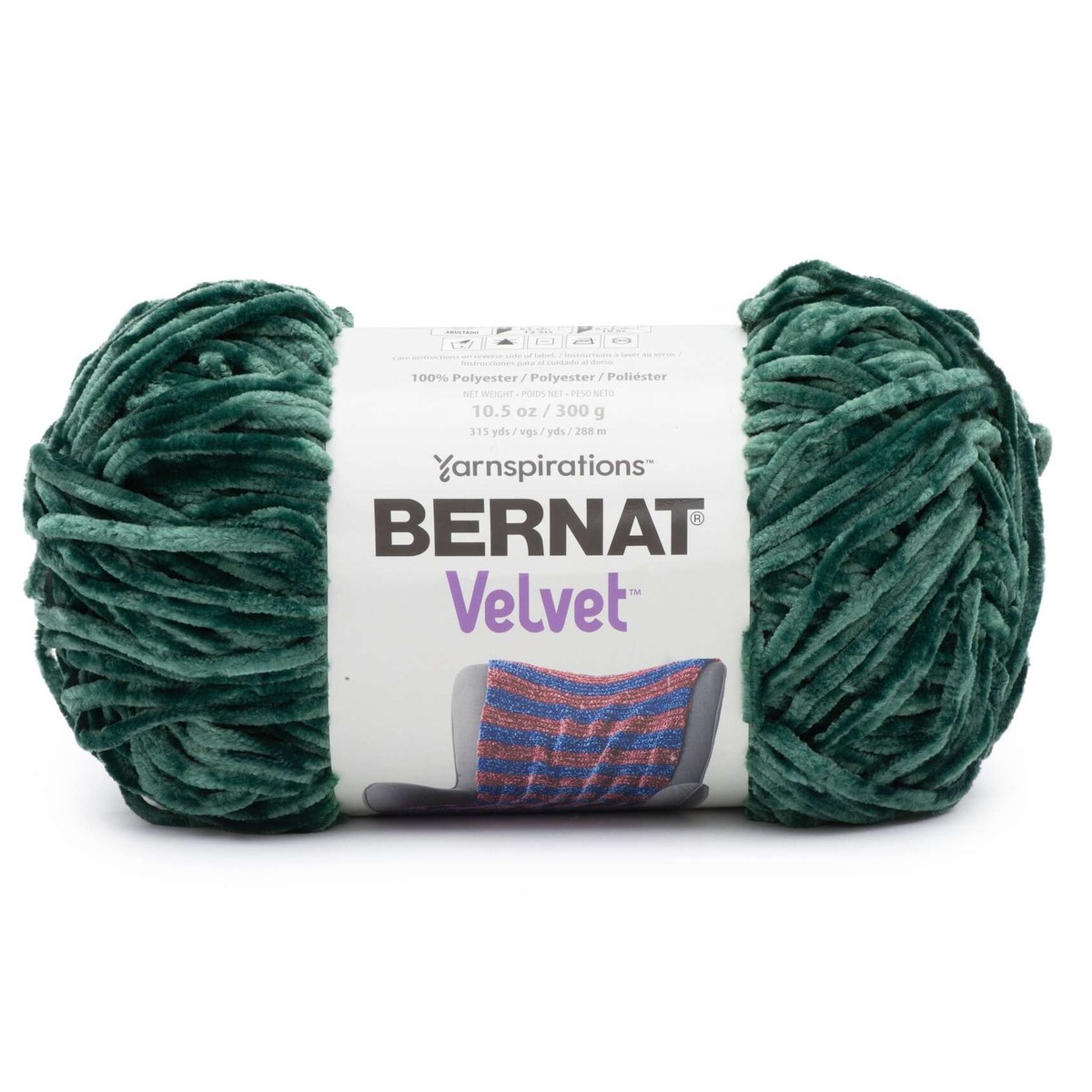 Bernat Velvet Yarn-Pine