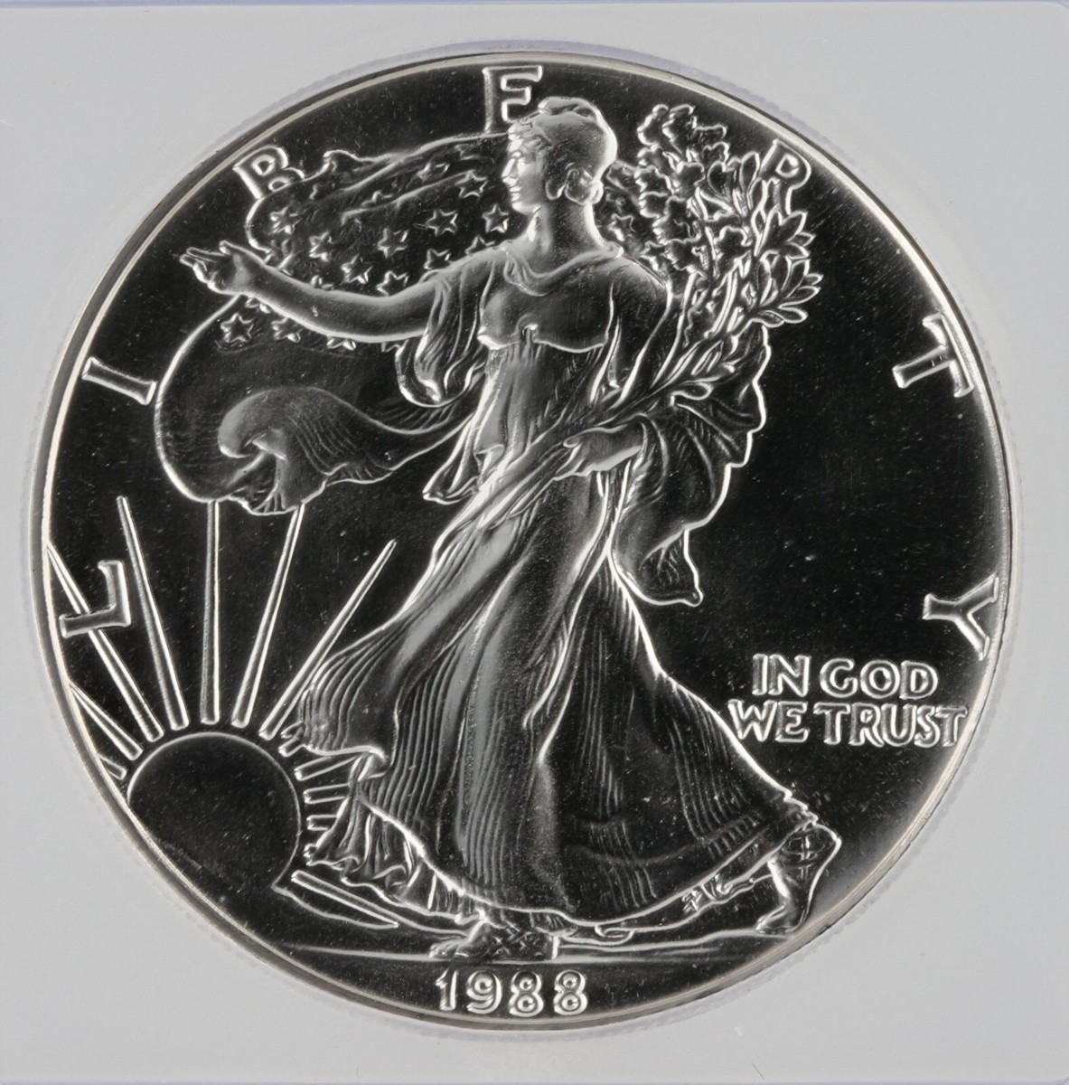 1988 Silver Eagle ICG MS70 S$1 Philadelphia Mint | eBay