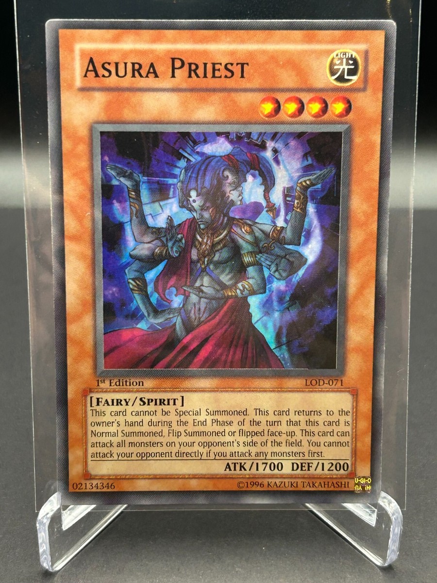 YuGiOh! TCG Asura Priest 1st Edition LOD-071 Super Rare -LP/NM | eBay