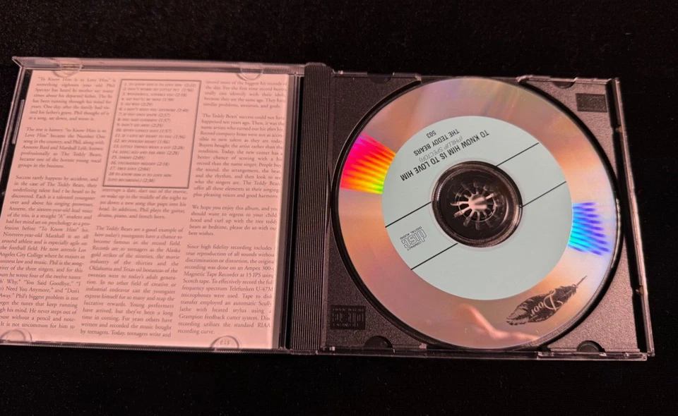 The Teddy Bears Sing To Know Him Is To Love Him CD Door 503 Foto 2 de 3