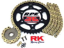 1998-2003 Yamaha R1 YZF-R1 RK ZXW Gold 520 OEM Chain and Sprockets Kit