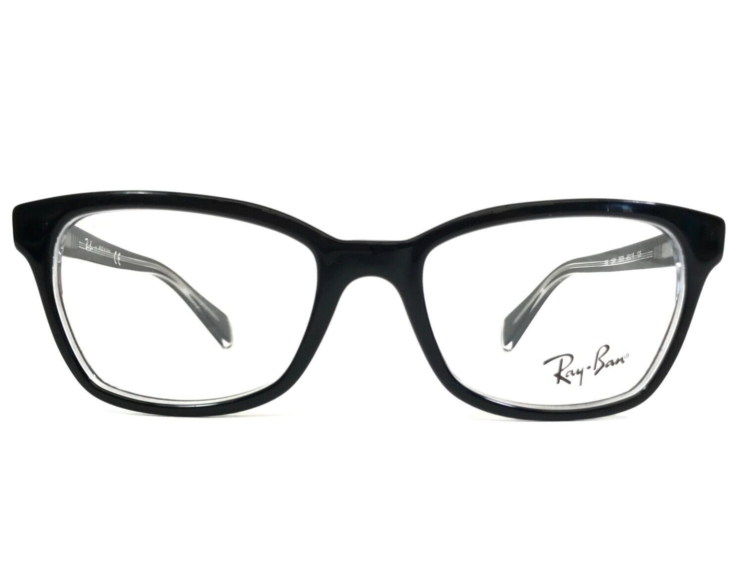 Ray-Ban Kids Eyeglasses Frames RB1591 3529 Polished Black Clear Square 46-16-125