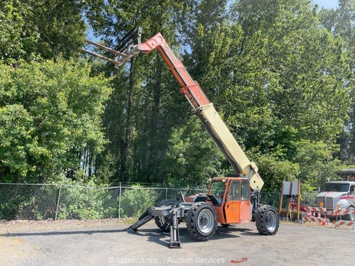 2011 JLG G12-55A 55' 12,000 lb Telescopic Reach Forklift Telehandler Cab bidadoo