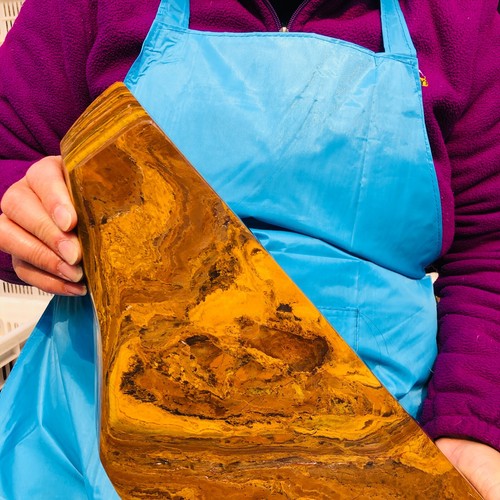 13.72LB Natural tiger's-eye rough raw stone rock specimrn Madagascar polish 93 - Picture 13 of 16