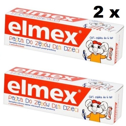 2x50ml =100 ml Elmex Kinder-zahnpasta 50ml toothpaste for children.. - Picture 1 of 1