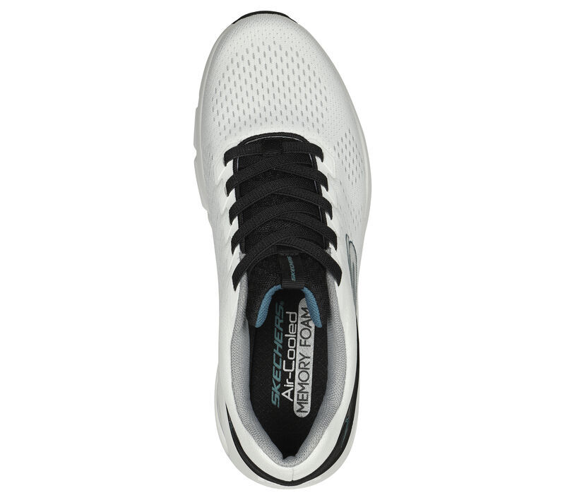 Man Skechers Skech Air Ventura lace Shoe 232655 Color White/Black