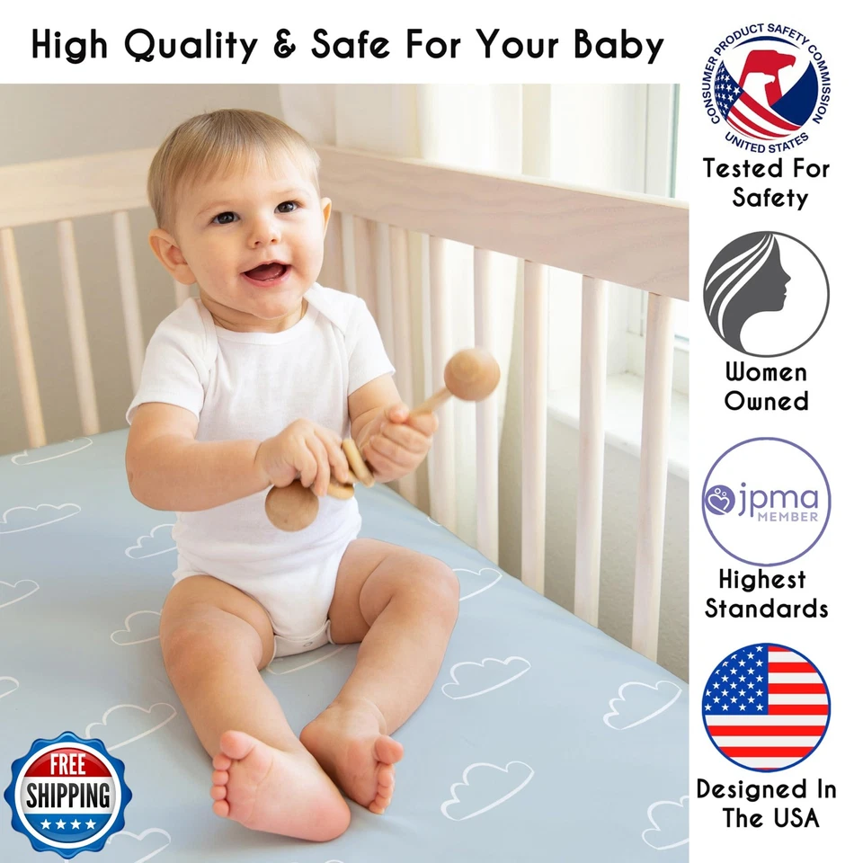 Juego de cama de cuna de bebé Sweet Jojo Designs de 4 piezas (avión vintage) para niños, Foto 3 de 4