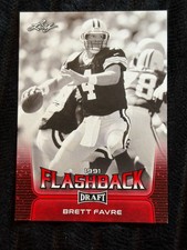 1991 Leaf Flashback Draft Brett Favre NFL Trading Card #100 Rare Collectible In