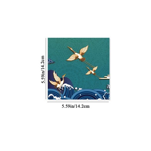 70pcs/Set 14.2cm Chinese Style Origami Paper Scrapbooking - Picture 2 of 10