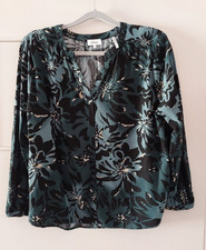 s.Oliver Damen Bluse Tunika 44 dunkel grün d...