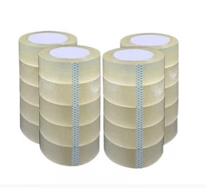 72 rolls 2"x75 yds shipping packaging clear tape express Official UL