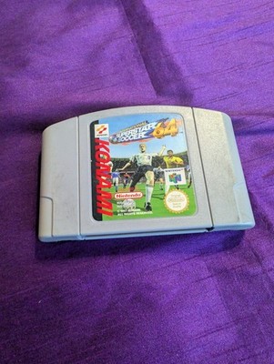 Nintendo 64 1997 Konami International Superstar Soccer Spiel, bitte Details lesen