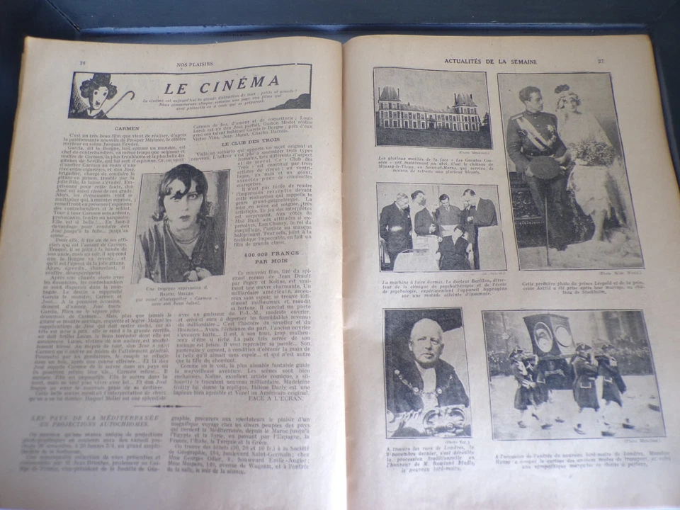 Revues anciennes Nos Plaisirs 1926 - Photo 3/4