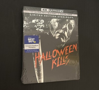Halloween Kills Steelbook (4K UHD+Blu-ray+Digital) Brand New Sealed