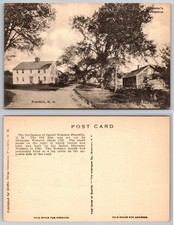 1932 Daniel Webster Birthplace Franklin NH Postcard Old Elm Albertype