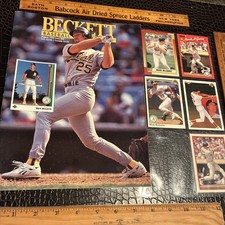 Beckett Baseball Issue #89 August 1992 with Mark McGwire Clemente + 5 Card Lot