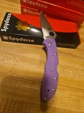 DELICA  FOLDING KNIFE  * PURPLE 