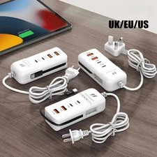 USB-C PD Fast Charger Multiport Wall Adapter EU US Plug Quick Charge Phone