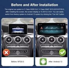 Android 13 Radio - Mercedes W205, W447 Carplay Andorid Auto -  GPS mit Touch