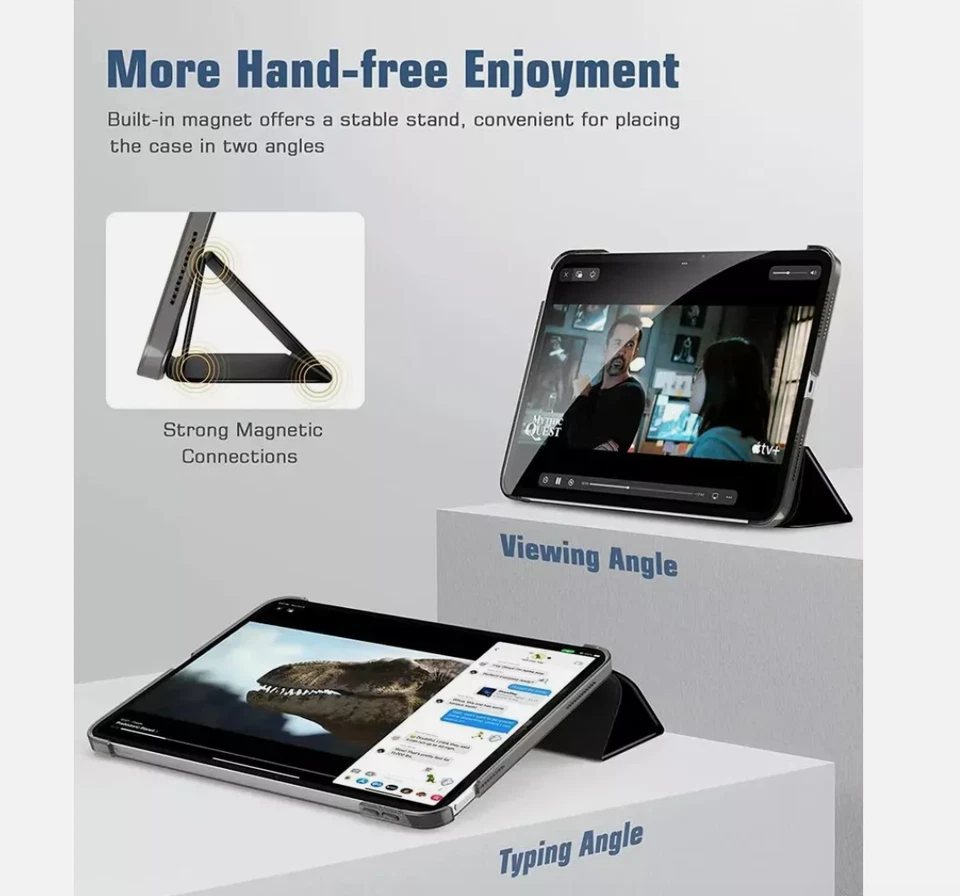 11-inch Case For Apple iPad 11th Generation 2025 Leather Stand Smart Cover UK - Image 3 of 4