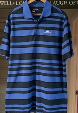 Nike Men's Golf Polo Shirt XL Blade Collar Gray, Dri-Fit