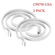 SilverStone Technology CP07W SATA 3 Sleeved White Cable with EMI Guard for 6Gb/s