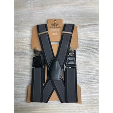 Dockers Adjustable Suspenders Black Chrome Hardware 2015 S-XL
