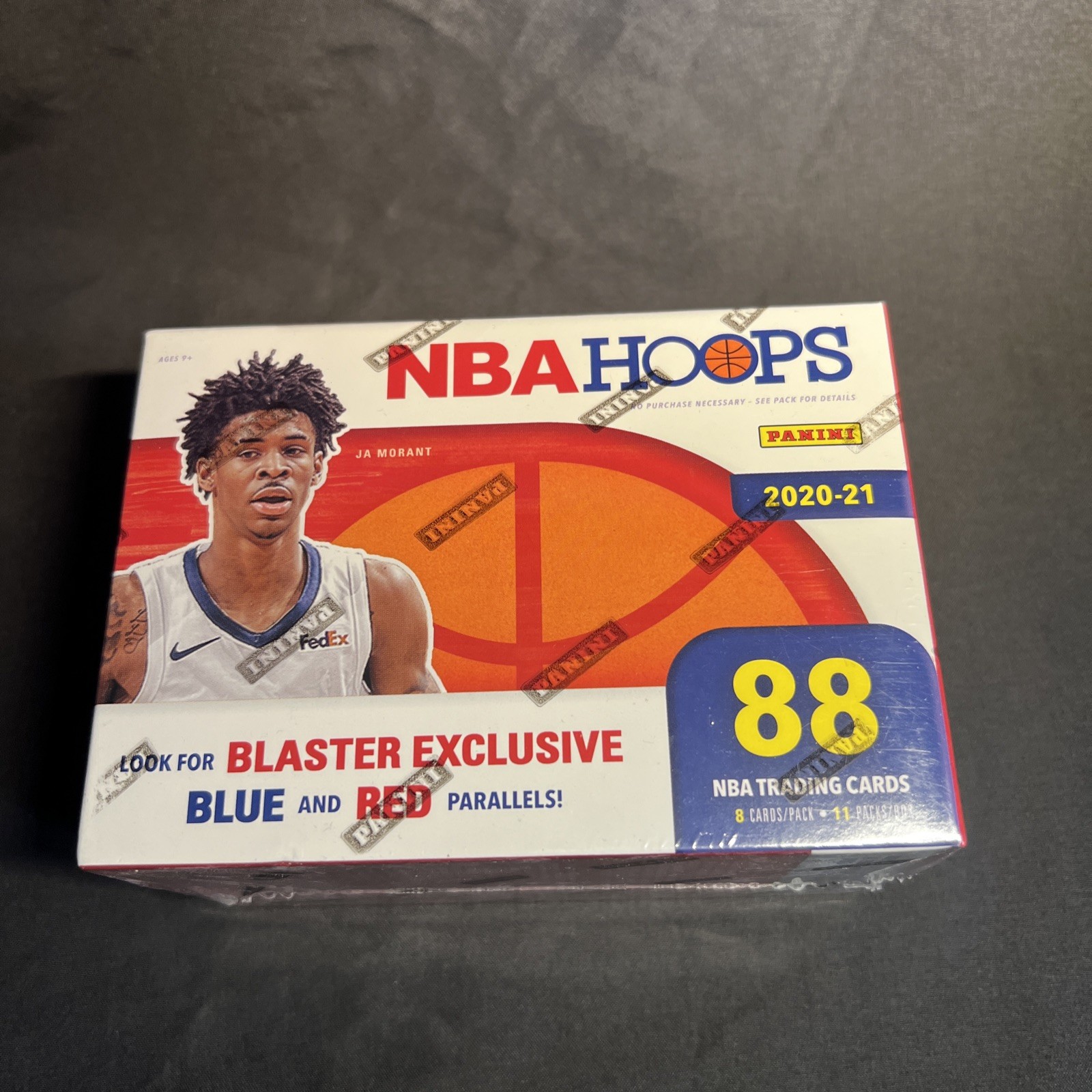 Panini 2020-21 NBA Hoops Basketball Blaster Box (88 Cards)
