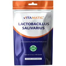 Vitamatic Lactobacillus Salivarius Probiotic Powder - Digestive Support - 100 Gr