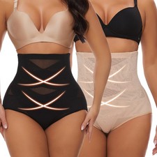 Women Slimming Tummy Control High Waist Butt Lifter Shapewear Compression Briefs