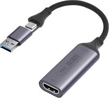 Video Capture Card, HDMI auf USB A/C Capture Karte, 4K HDMI USB 3.0 1080P Video