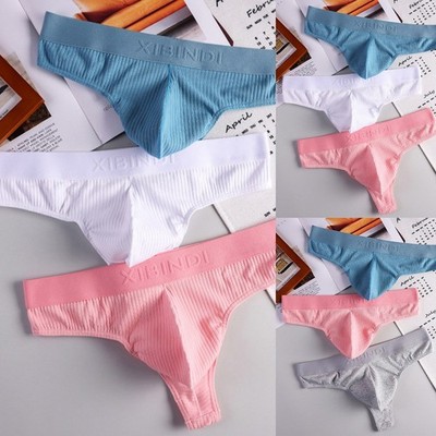 Atmungsaktive Unterwäsche Herren G-String Alltagskleidung weiches Material niedrige Leibhöhe