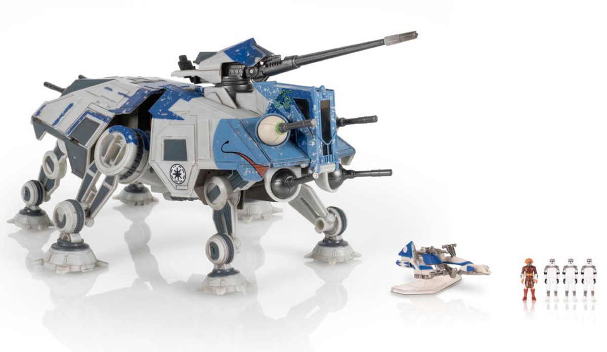 STAR WARS Micro Galaxy Squadron AT-TE (104th Battalion) Jazwares