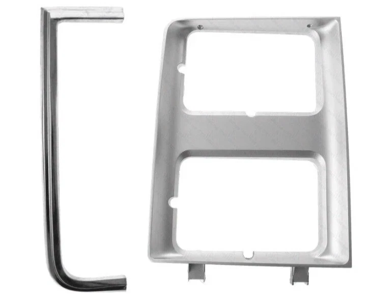 Headlamp Door Bezel Grille Molding Chrome Left Fits 1983-1988 GMC Suburban Foto 2 de 4