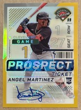 2024 Panini Prospect Edition-Angel Martinez (RC) Auto #'d 10/10 Gold Prizm #32