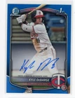 2025 Bowman Chrome Kyle DeBarge 1st Prospect Blue Refractor AUTO #108/150 (JV)