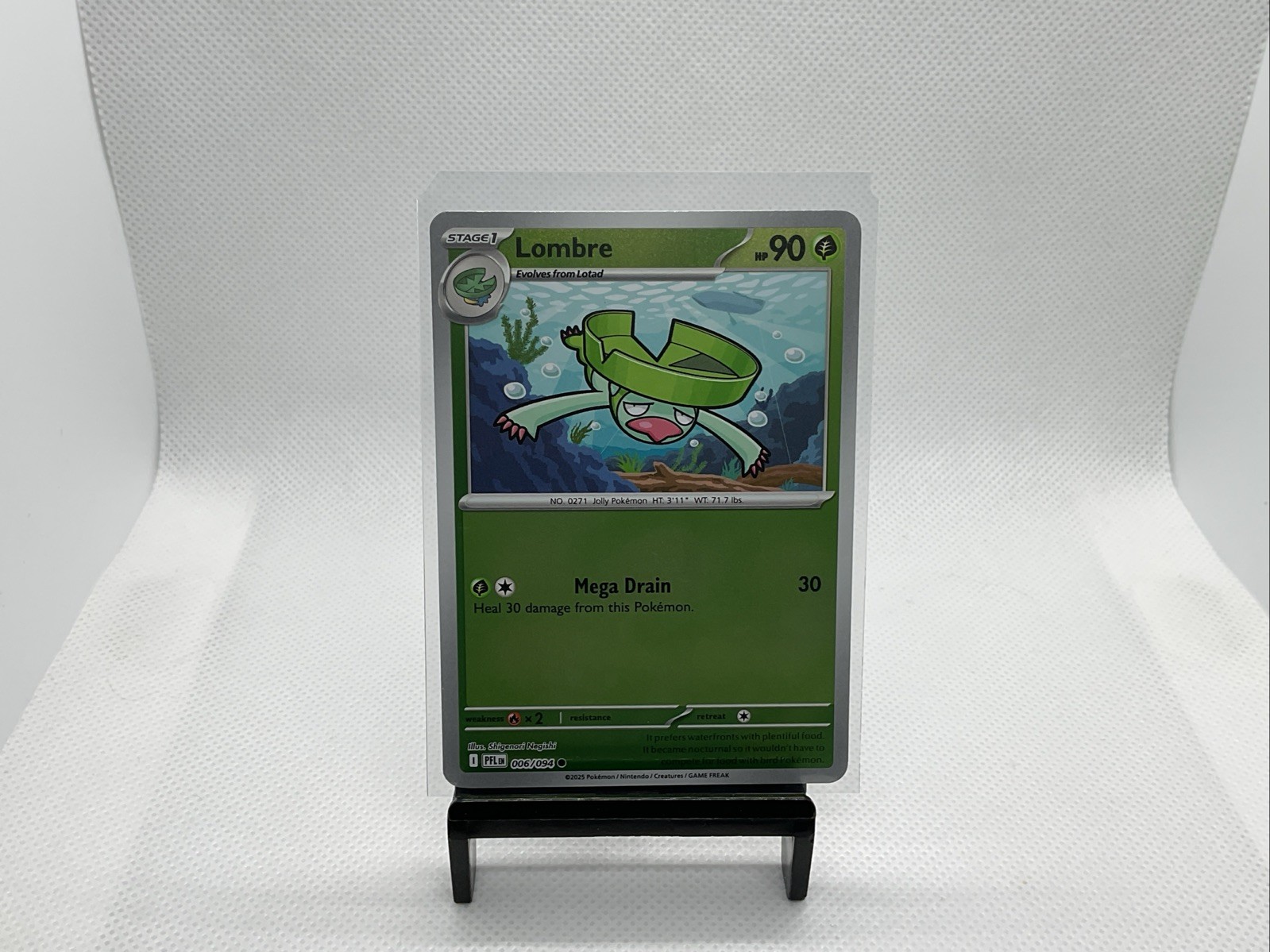 Lombre 006/094 (Reverse Holo) ME02 Phantasmal Flames PFL - Pokemon - NM/M