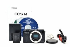 Canon EOS M 18.0MP Mirrorless Digital Camera Body Black Mint Japan 2822719