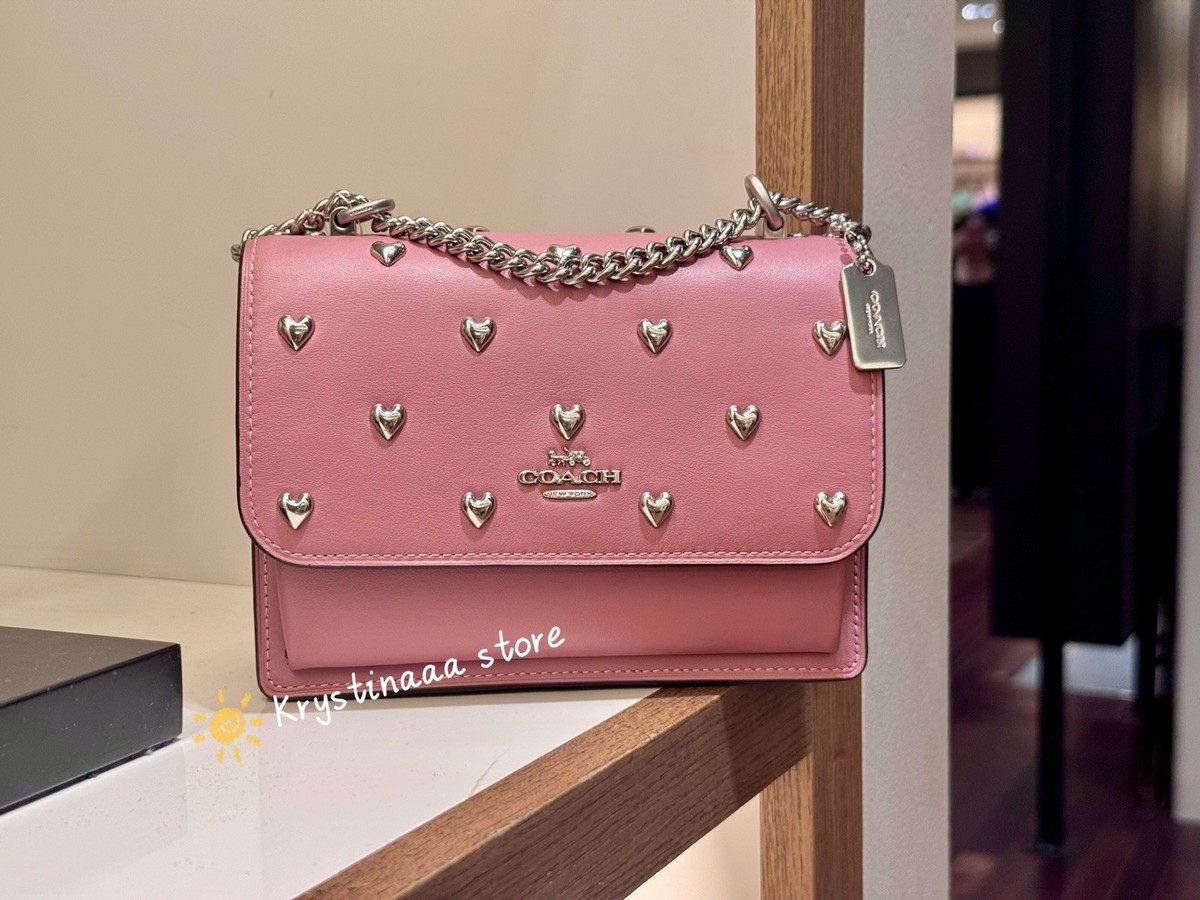 NWT Coach Mini Klare Crossbody Bag With Heart Rivets CDB10 | eBay