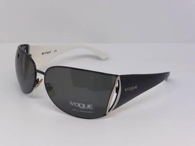 Vogue Sonnenbrille VO 3595-S 352/87 schwarz weiß mit grünen Gläsern Damen
