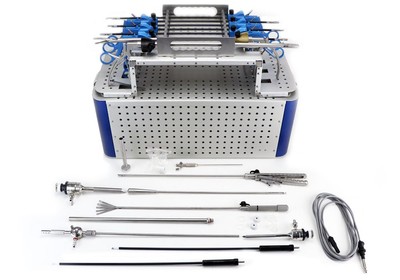 General Laparoscopic Complete Set, with Titanium Clip appliers.