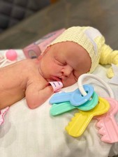 13" silicone baby girl blank kit unpainted with umbilical cord maribelle