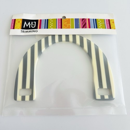 Menge 5 Boutique Handtasche Griffe gemischt wie abgebildet 4 gestreift 1 grün Taschengriff - Bild 3 von 12