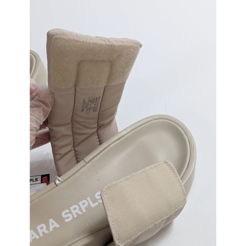 ZARA SRPLS Quilted Platform Slides Sandals Women's Size 6 - Picture 11 of 16