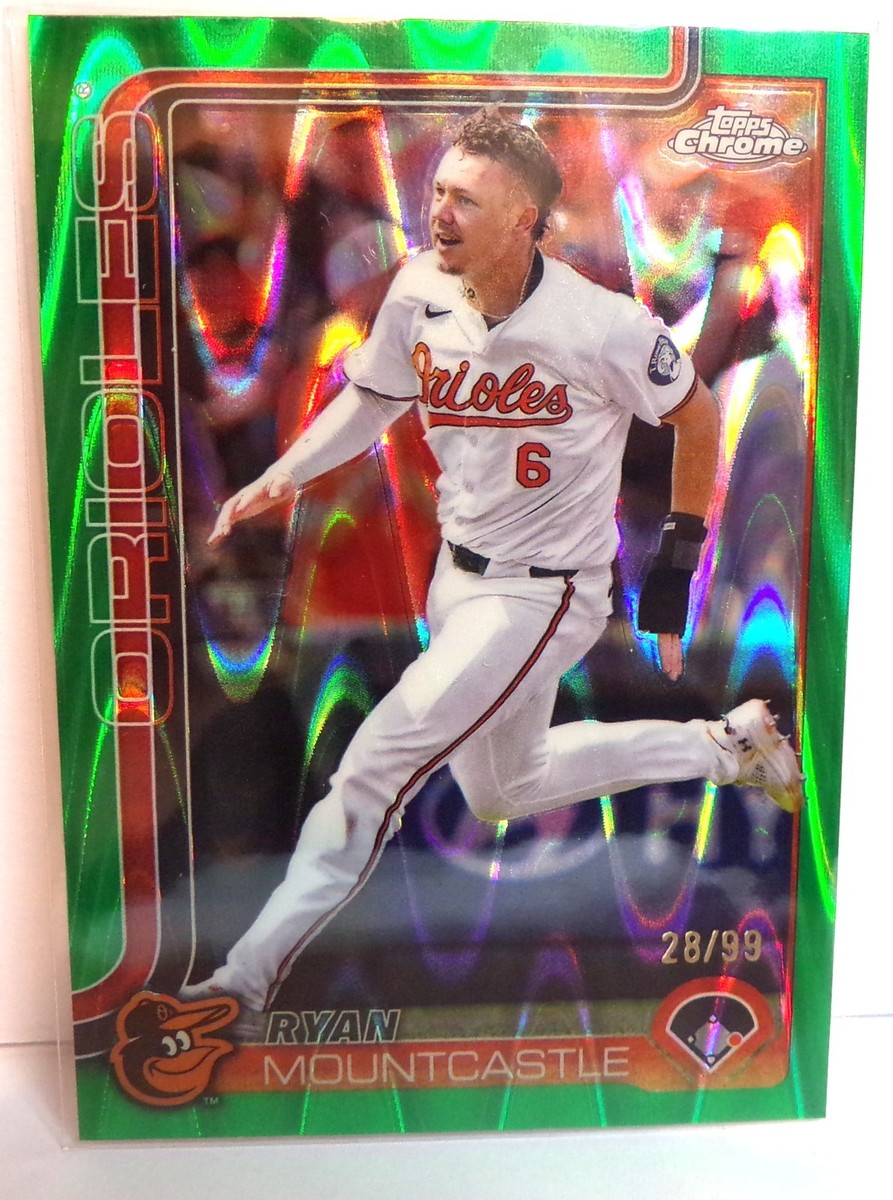 2025 Topps Chrome Green Geometric Refractors #297 Ryan Mountcastle