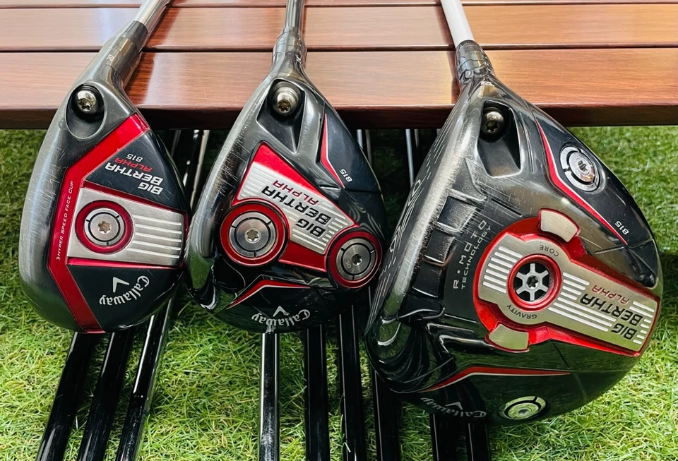 Callaway BigBertha Alpha Fullset 1w 3w Hybrid Iron 4-9P 11Pcs S Flex Golf Culb - Image 3 of 4