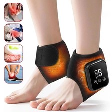 1/2PCS Electric Foot Ankle Massager Heating Vibration Hot Compress Pain Relief